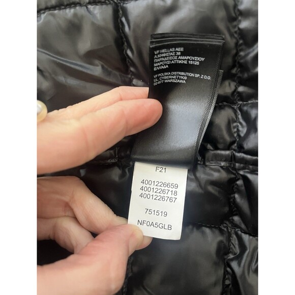The North Face Women’s ThermoBall Eco Parka Black Hooded Jacket Size Small - Picture 10 of 11